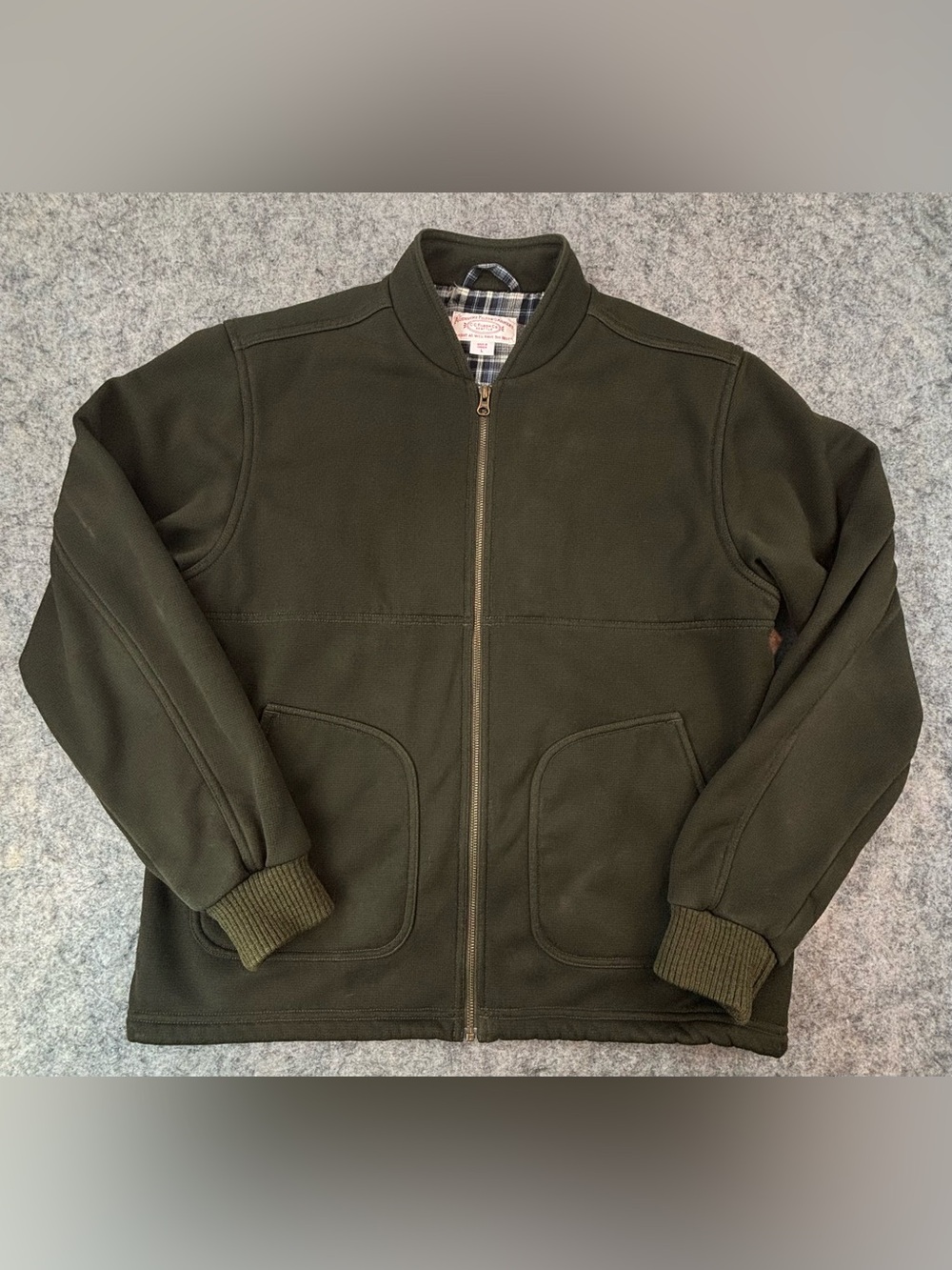 C.C. Filson | Soft Shell | Wool Lined | Bomber Jacket | Size Large